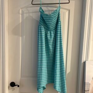 Torrid Striped Strapless Handkerchief Dress sz 2X
